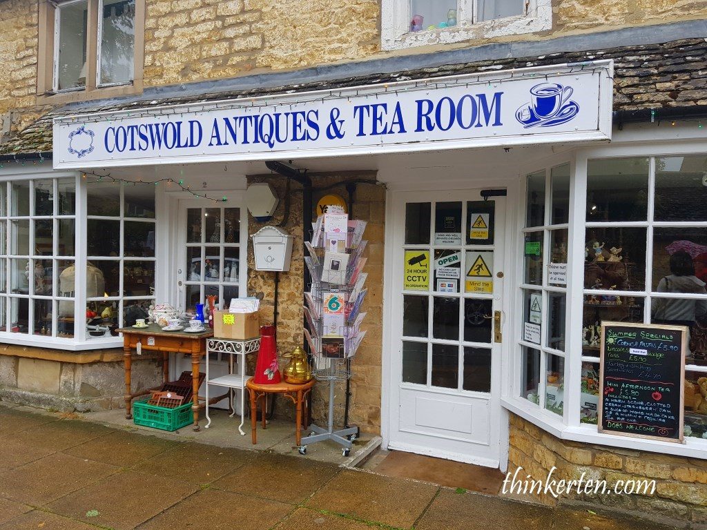 Tea Room in Bourton-on-the-Water at Cotswolds