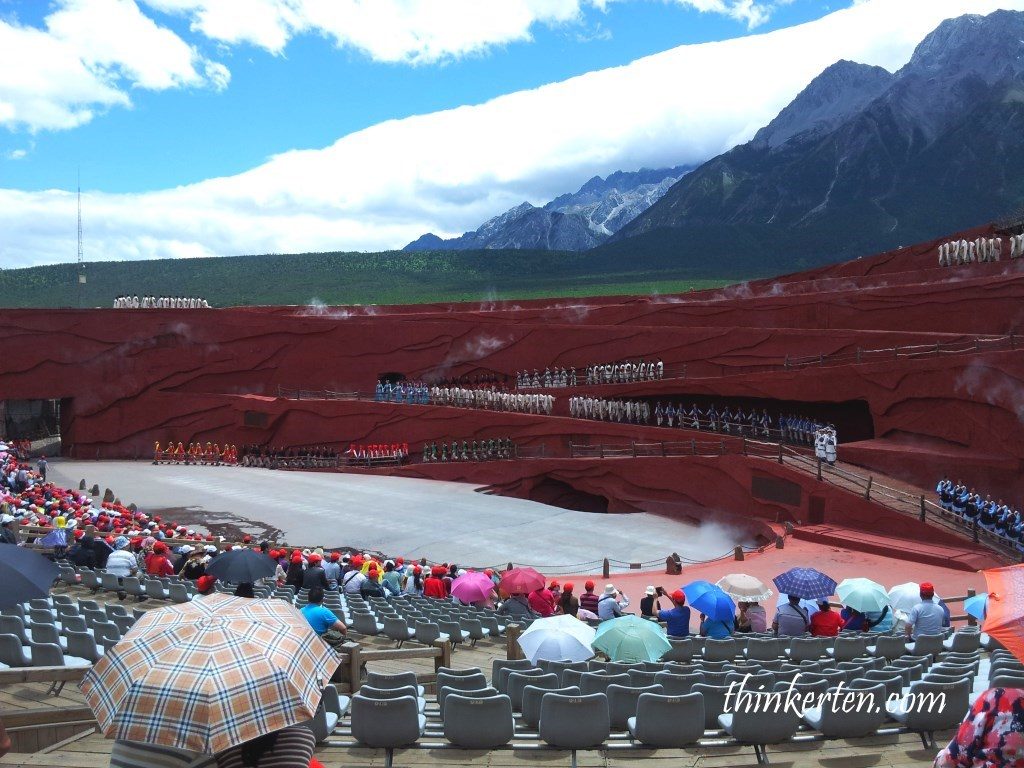 Jade Dragon Snow Mountain Show in Lijiang Yunnan