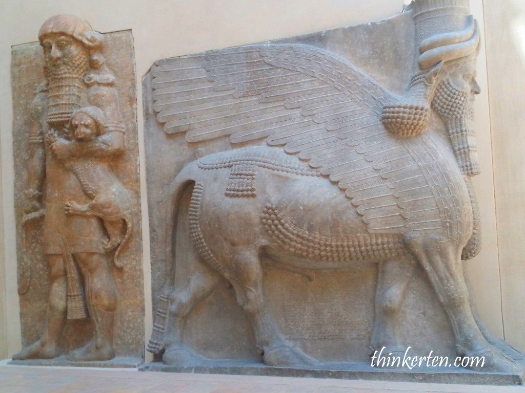Lamassu - The Winged Bulls with Human Head