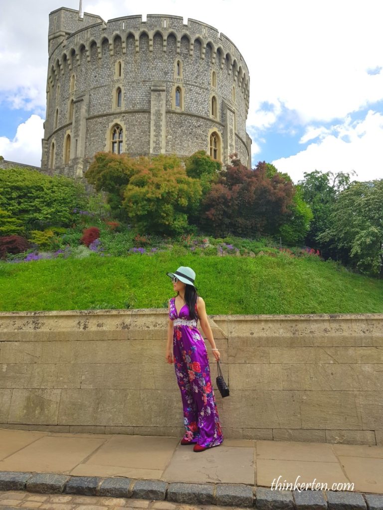 Iconic Round Tower in Windsor Castle