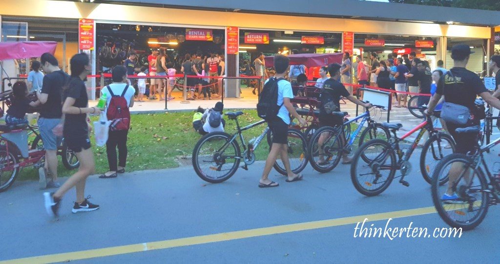 East Coast Park Singapore - Bike Rental Shop