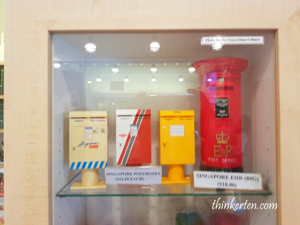 Mini coin post box Singapore Philatelic Museum