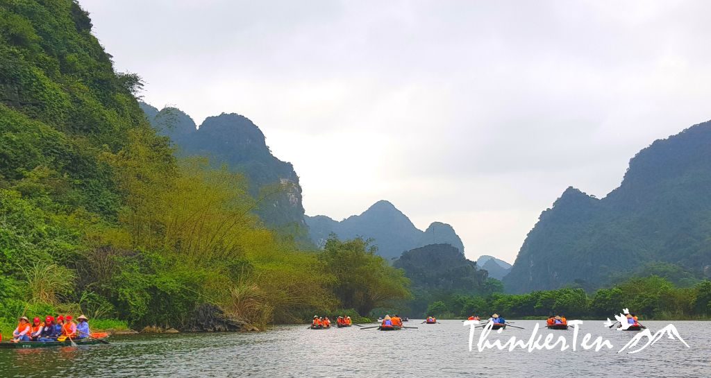 Vietnam : A Fun Day Cycling & Boat Ride Through Trang An Grottoes!