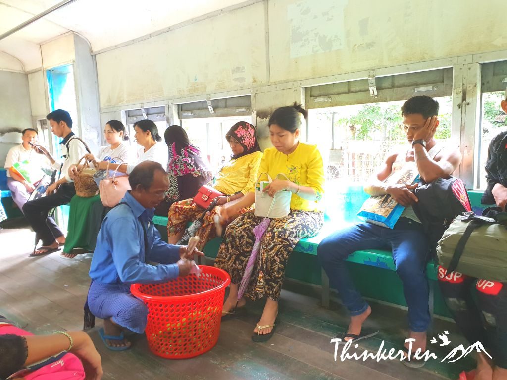 Myanmar : Travel back to the Past with Time Capsule - The Circular Train Yangon
