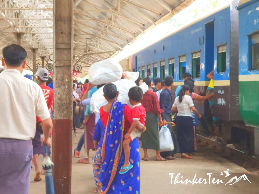 Myanmar : Travel back to the Past with Time Capsule - The Circular Train Yangon