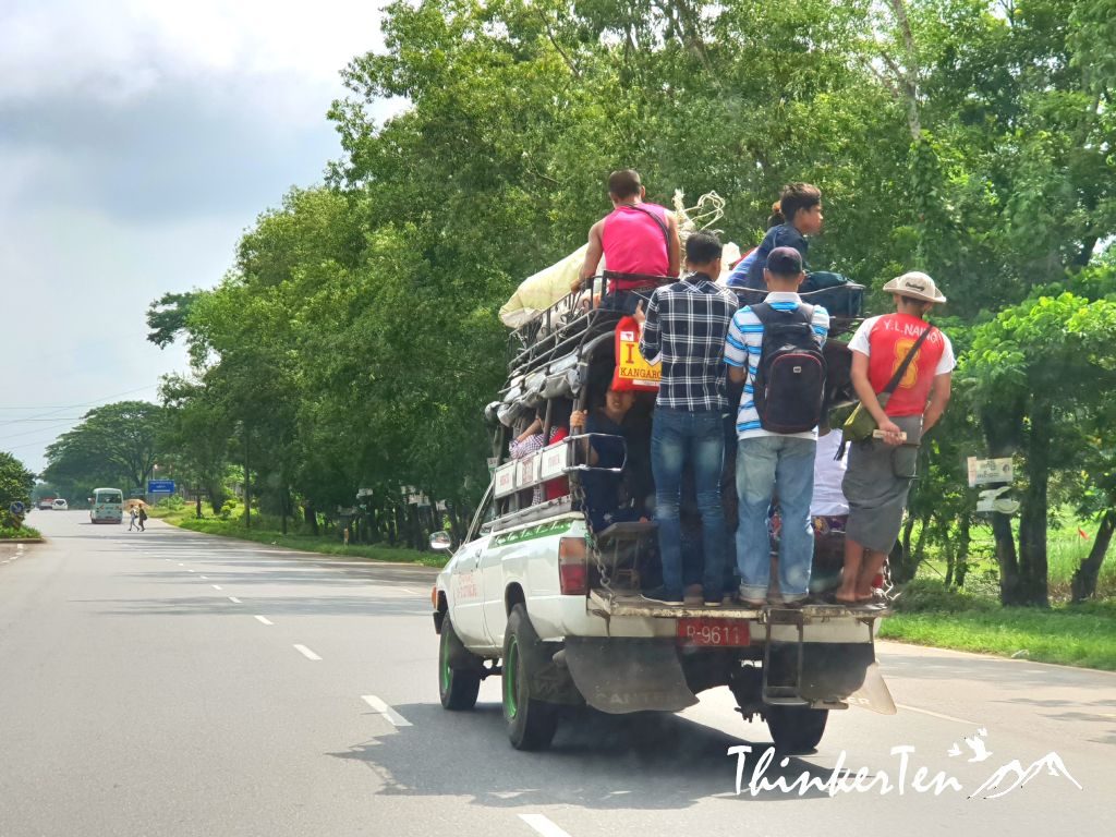 Myanmar : Road Trip from Yangon to Port City Bago - 14 Things to observe.