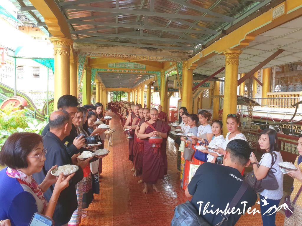Myanmar : A peek into a daily life of a monk in Bago Monk School - Kya Kha Wain Kyaung Monastery