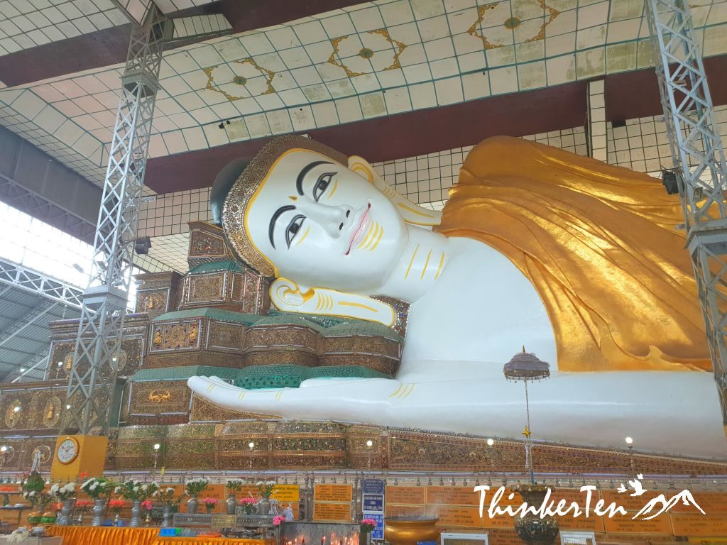 Myanmar : Bago Reclining Shwethalyaung Buddha (Indoor)