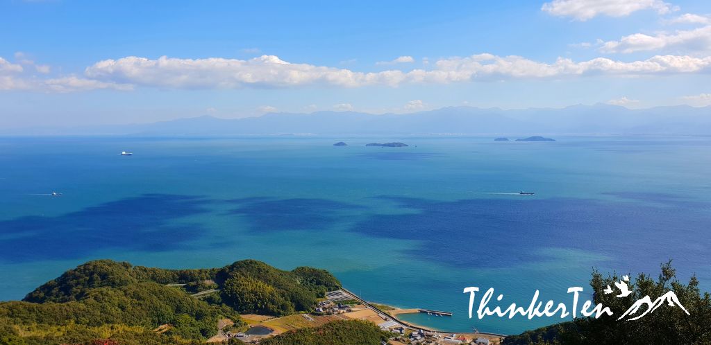 Japan Shikoku : The most spectacular view on the Shimanami Kaido @ Kirosan Observatory Park, Imabari