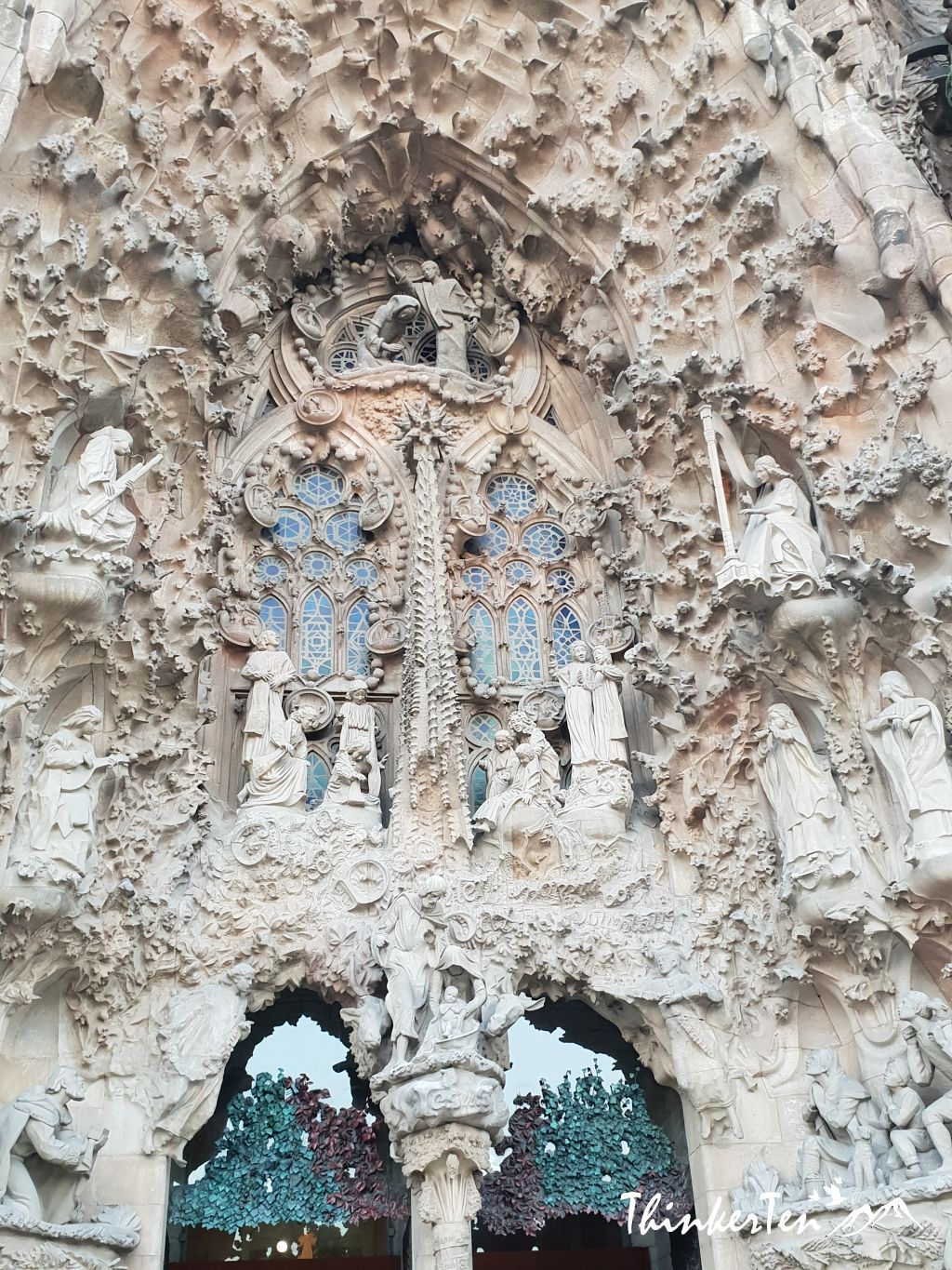 Sagrada Familia - The unfinished church by "God Achitect"-Antonti Gaudi at Barcelona, Spain
