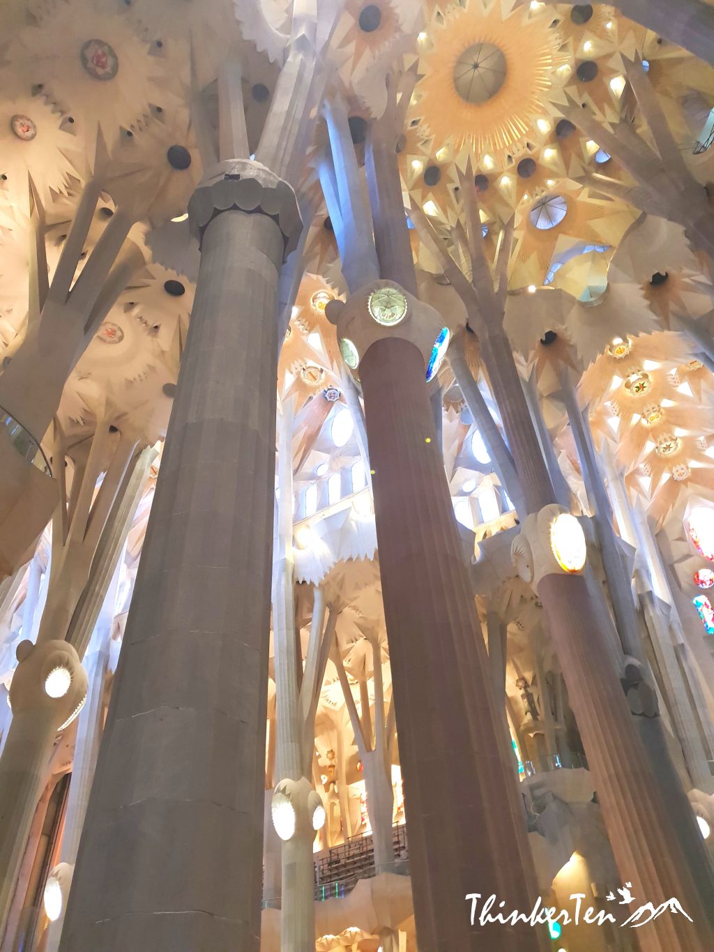 Sagrada Familia - The unfinished church by "God Achitect"-Antonti Gaudi at Barcelona, Spain
