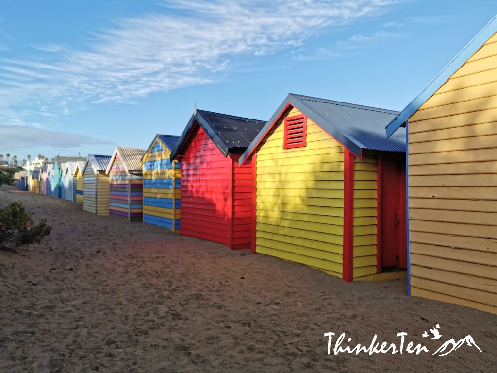 Brighton Bathing Boxes Melbourne, Australia - History & Sales Price of these colorful Boxes