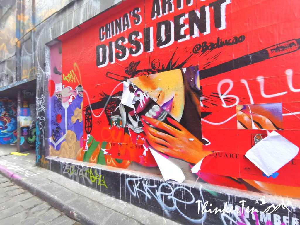 Melbourne Street Art at Hosier Lane