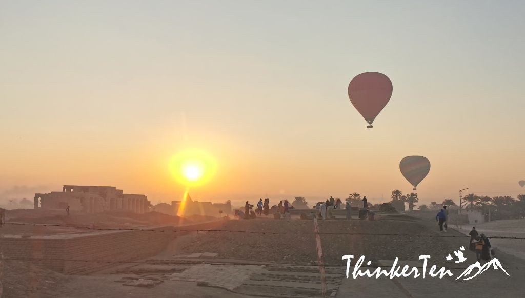 What to expect on Luxor Hot Air Balloon Experience in Egypt!