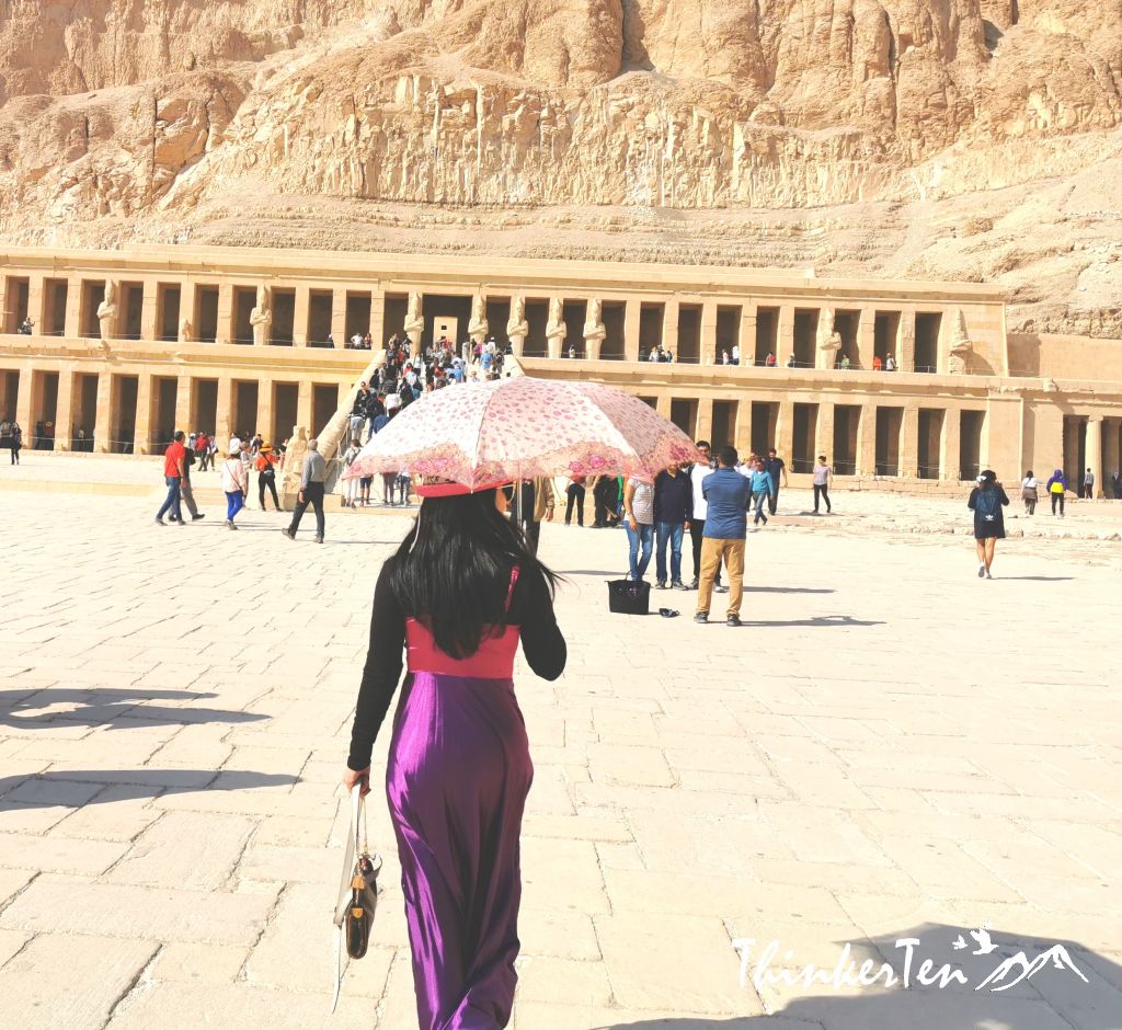 Temple of Hatshepsut & Alabaster factory in Luxor, Egypt
