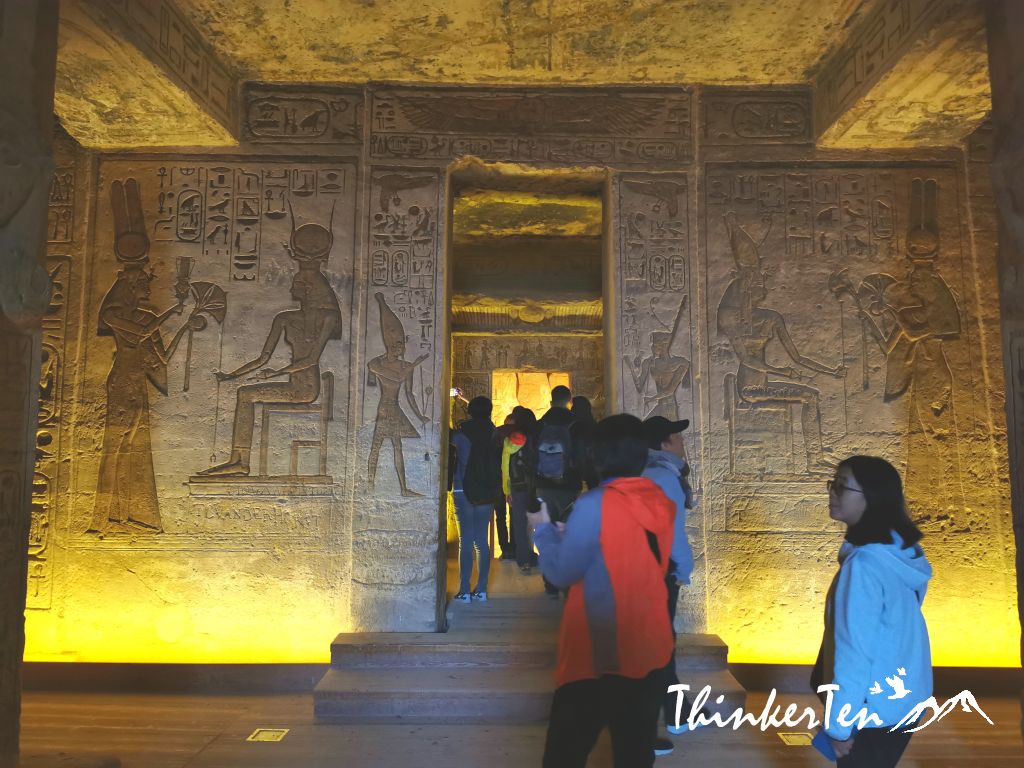 The two temples in Abu Simbel