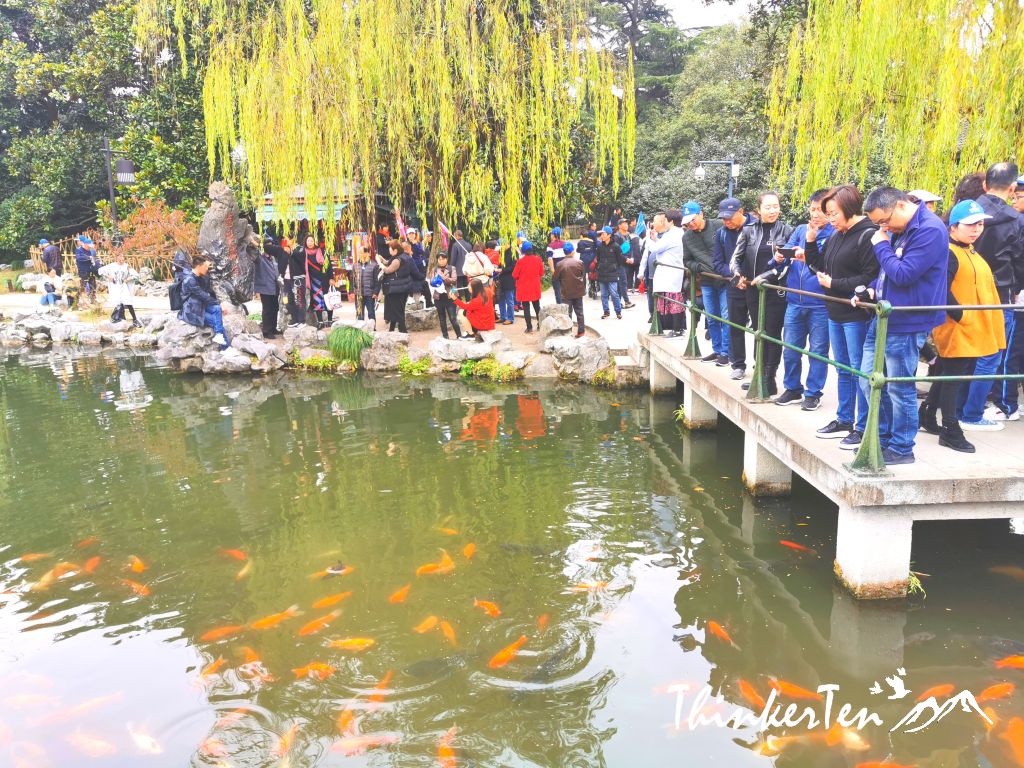Viewing Fish in Flower Harbor in West Lake Hangzhou