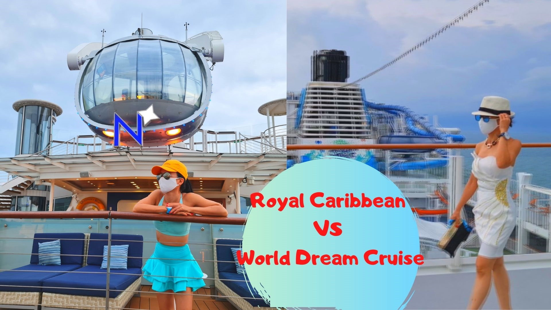 Royal Caribbean (Quantum of the Seas) vs World Dream Cruise – Cruise to Nowhere